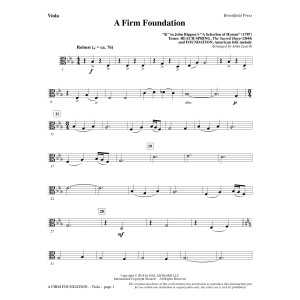 A Firm Foundation - Viola