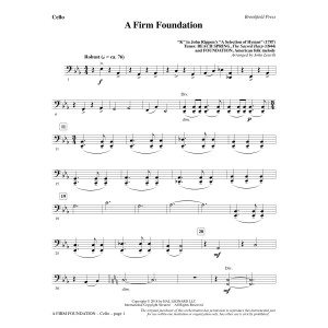 A Firm Foundation - Cello