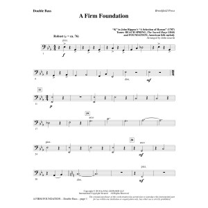A Firm Foundation - Double Bass