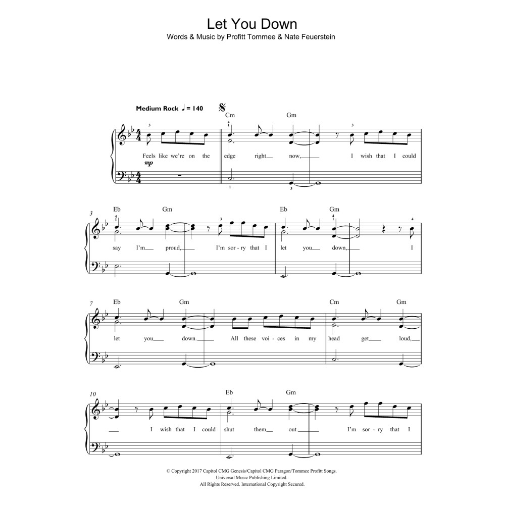 Let You Down
