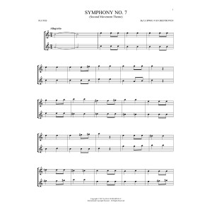 Symphony No. 7 In A Major, Second Movement (Allegretto)