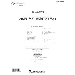 King of Level Cross - Conductor Score (Full Score)