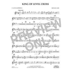 King of Level Cross - Eb Alto Saxophone 1