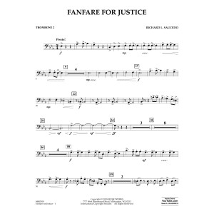 Fanfare for Justice - Trombone 2