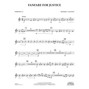 Fanfare for Justice - Baritone T.C.