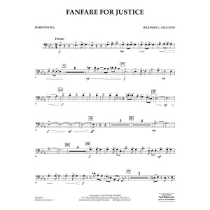 Fanfare for Justice - Baritone B.C.