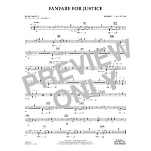Fanfare for Justice - Percussion 2
