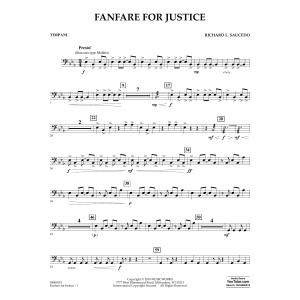 Fanfare for Justice - Timpani