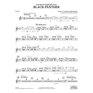 Soundtrack Highlights from Black Panther - Flute