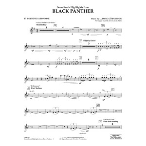 Soundtrack Highlights from Black Panther - Eb Baritone Saxophone