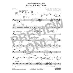 Soundtrack Highlights from Black Panther - Timpani