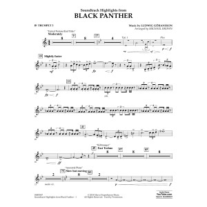 Soundtrack Highlights from Black Panther - Bb Trumpet 3