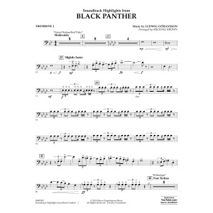 Soundtrack Highlights from Black Panther - Trombone 2