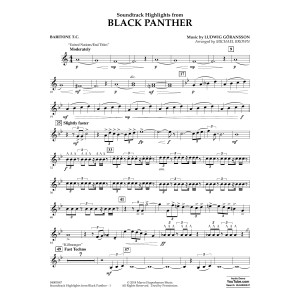 Soundtrack Highlights from Black Panther - Baritone T.C.