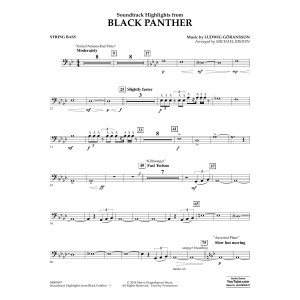 Soundtrack Highlights from Black Panther - String Bass