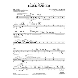 Soundtrack Highlights from Black Panther - Percussion 1