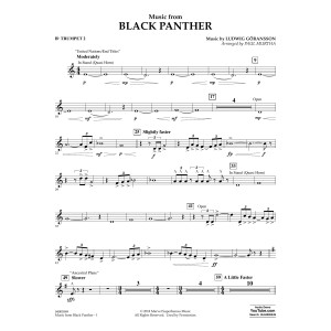 Music from "Black Panther" - Bb Trumpet 2