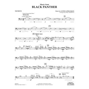Music from "Black Panther" - Trombone