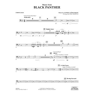 Music from "Black Panther" - Bass