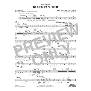Music from "Black Panther" - Percussion 1