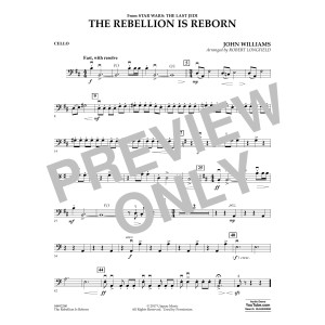 The Rebellion Is Reborn (from Star Wars: The Last Jedi) - Cello