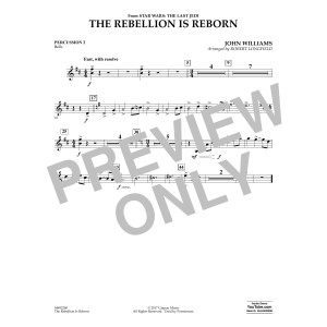 The Rebellion Is Reborn (from Star Wars: The Last Jedi) - Percussion 2