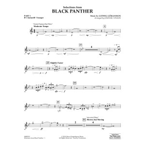 Selections from Black Panther - Pt.1 - Bb Clarinet/Bb Trumpet