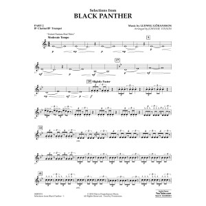 Selections from Black Panther - Pt.2 - Bb Clarinet/Bb Trumpet