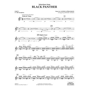 Selections from Black Panther - Pt.2 - Eb Alto Saxophone