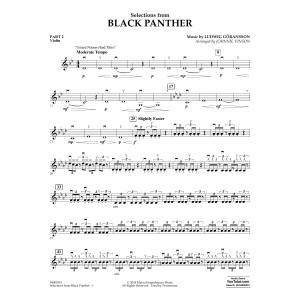 Selections from Black Panther - Pt.2 - Violin