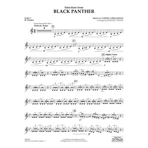 Selections from Black Panther - Pt.3 - Bb Clarinet