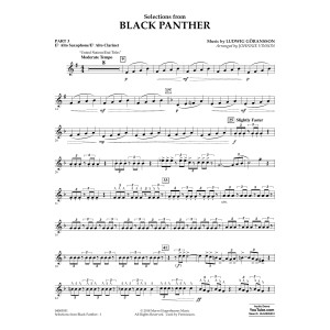 Selections from Black Panther - Pt.3 - Eb Alto Sax/Alto Clar.