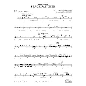 Selections from Black Panther - Pt.4 - Trombone/Bar. B.C./Bsn.