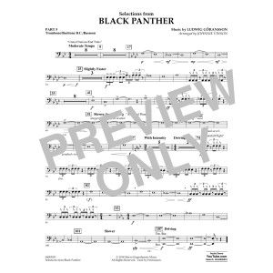 Selections from Black Panther - Pt.5 - Trombone/Bar. B.C./Bsn.