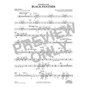 Selections from Black Panther - Percussion 1