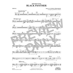 Selections from Black Panther - Timpani