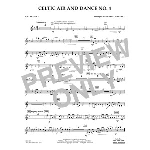 Celtic Air and Dance No. 4 - Bb Clarinet 1