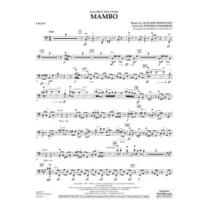 Mambo (from West Side Story) - Cello