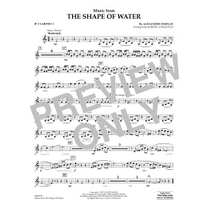 Music from The Shape of Water - Bb Clarinet 2