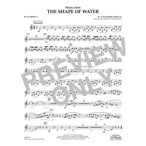 Music from The Shape of Water - Bb Clarinet 3
