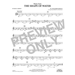 Music from The Shape of Water - Bb Bass Clarinet