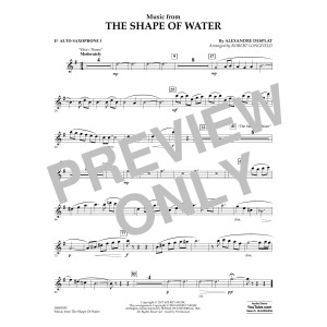 Music from The Shape of Water - Eb Alto Saxophone 1