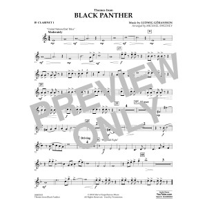 Themes from Black Panther - Bb Clarinet 1