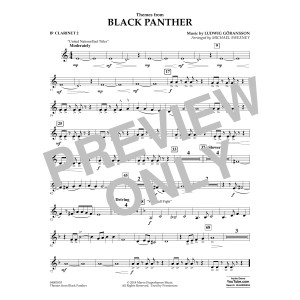 Themes from Black Panther - Bb Clarinet 2