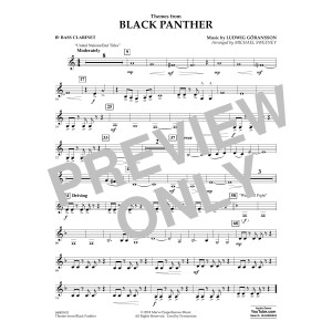 Themes from Black Panther - Bb Bass Clarinet