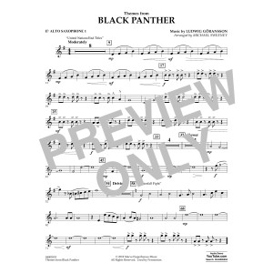 Themes from Black Panther - Eb Alto Saxophone 1