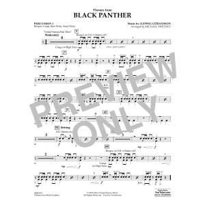 Themes from Black Panther - Percussion 1