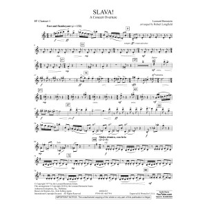 Slava! - Bb Clarinet 1