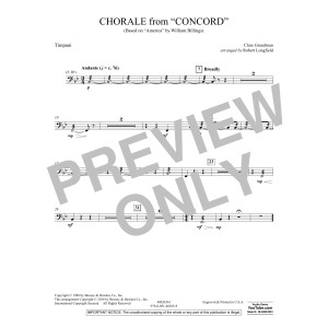 Chorale from Concord - Timpani