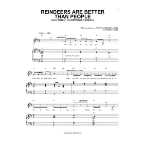 Reindeer(s) Are Better Than People (from Frozen: The Broadway Musical)